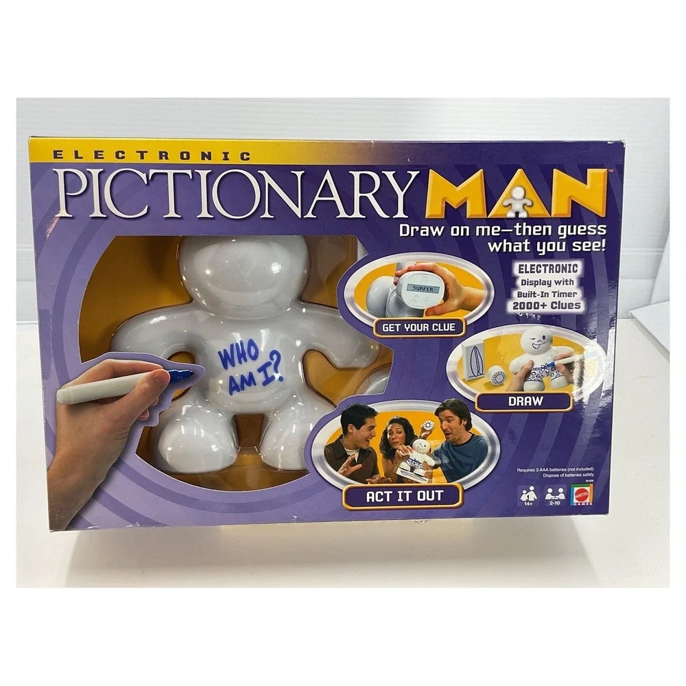 Mattel‎ Pictionary Man Electronic Game 2000+ Clues